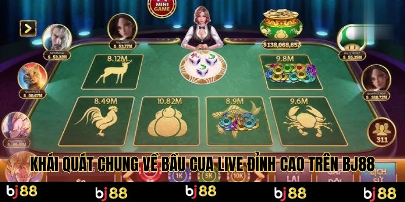 Khái quát chung về bầu cua live đỉnh cao trên Bj88